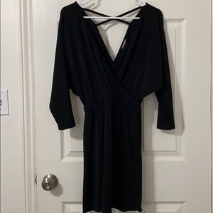 Express Dolman Sleeve Surplice Dress